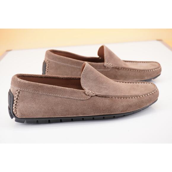 To Boot New York Quincy Grey Suede Men\'s Driver loafers Size 9 New $295 Moc main image 4